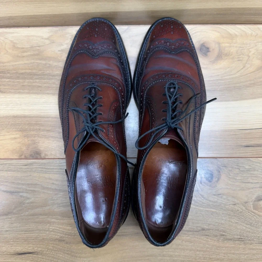 Allen Edmonds Cambridge Shell‎ Cordovan 9 D Wingtip Brogue Formal Business 8685